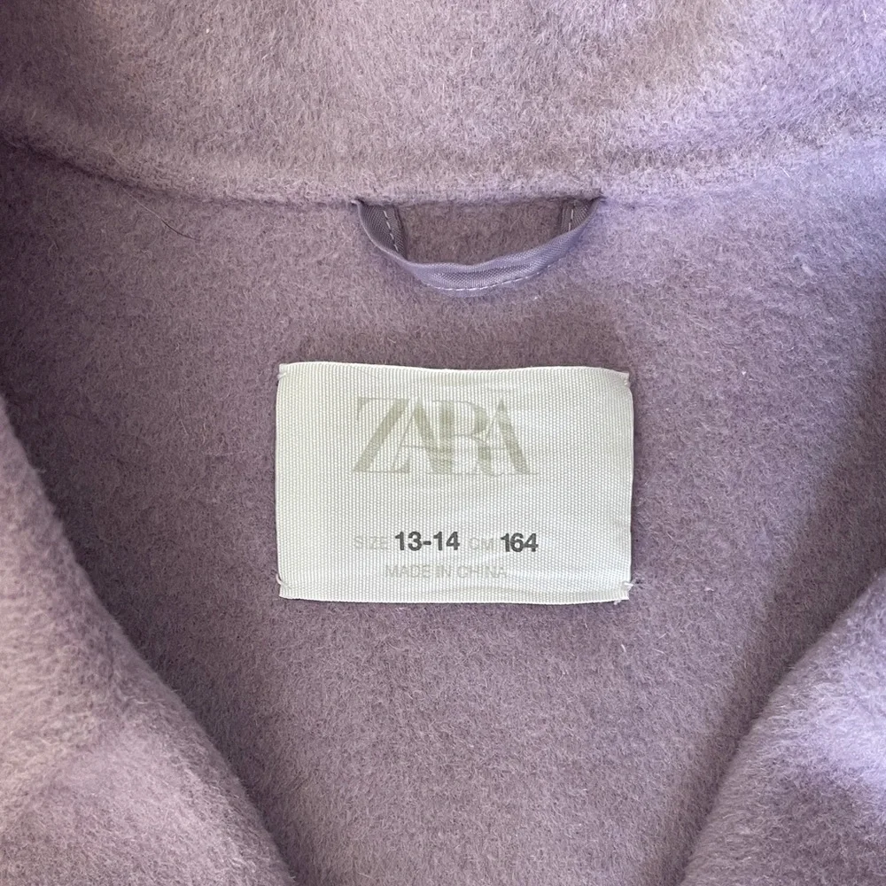 Zara Lilac Wool Coat